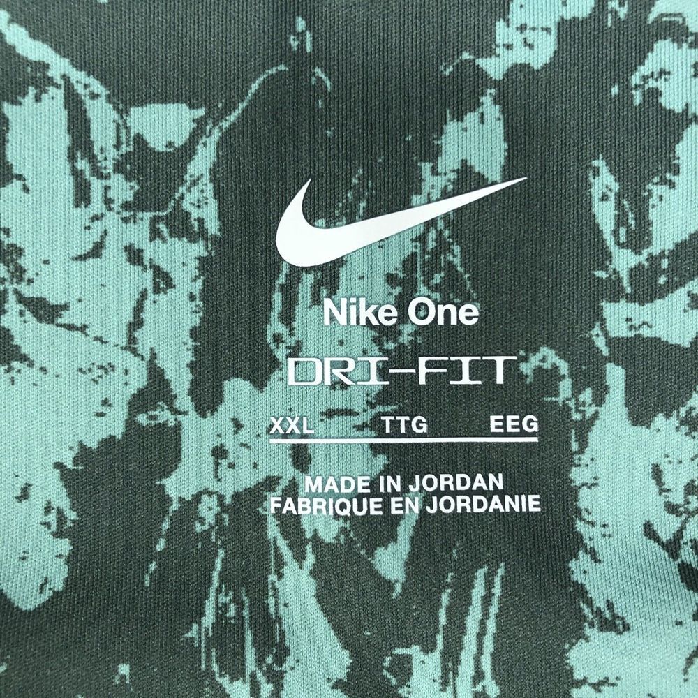 Nike‎ One Printed High Rise 7/8 Ankle Leggings Womens XXL FZ3229-338 Green - Picture 5 of 7